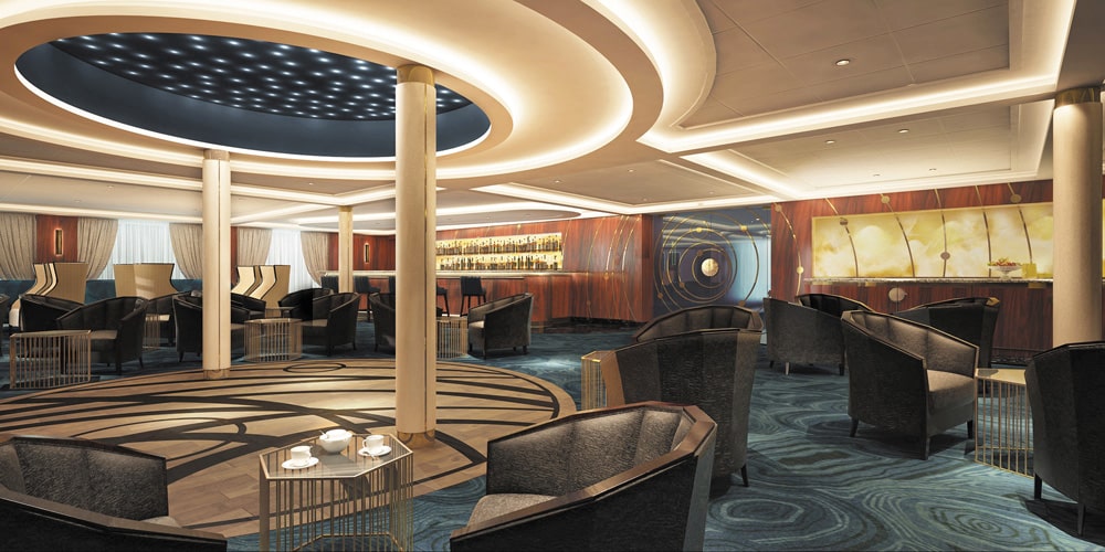 Artists impression of the new Galileo Lounge on Seven Seas Navigator.