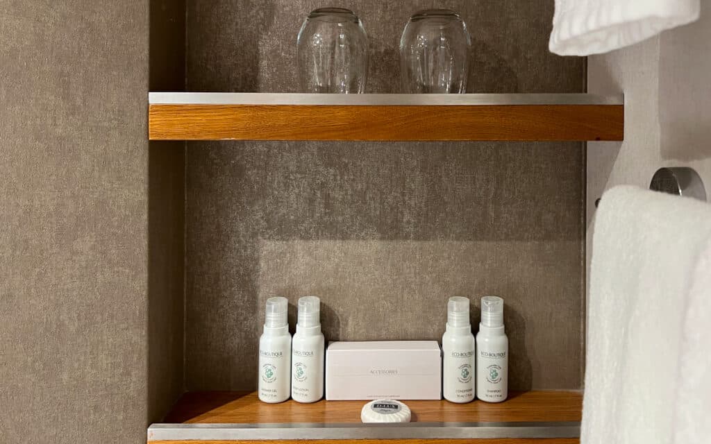 Azamara Eco-Boutique bath products.