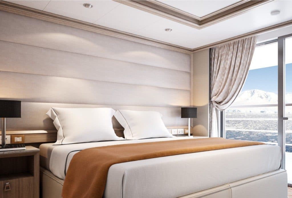 Artists rendering of the new Medallion Suite onboard Silver Cloud Explorer.