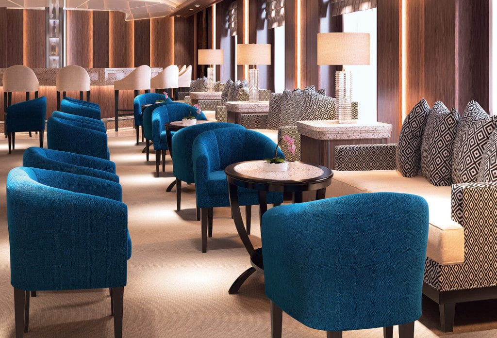 A rendering of the new Dolce Vita Bar on Silver Muse.