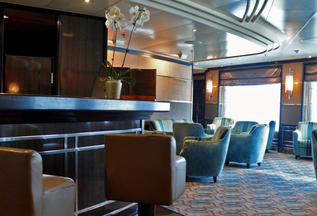 The Bar has also been refreshed on the refitted Silver Whisper.