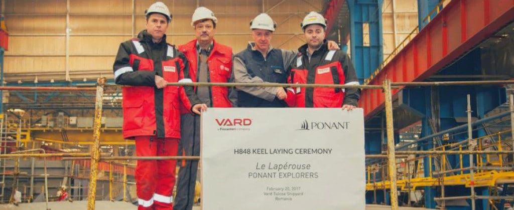 Construction of Le Lapérouse is forging ahead.
