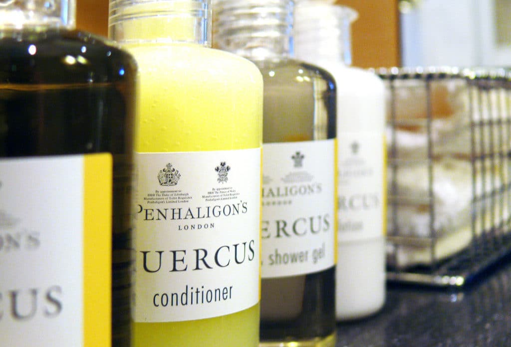 Quality Quercus bath products by Penhaligons.