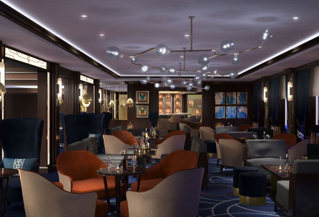 A rendering of Queen Victoria's new Chart Room.