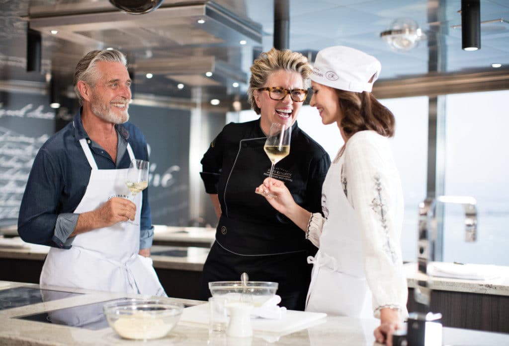 Friendly, hands on instruction in the Culinary Arts Kitchen.