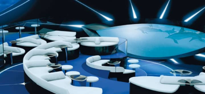 Blue Eye, Ponant underwater lounge revealed.