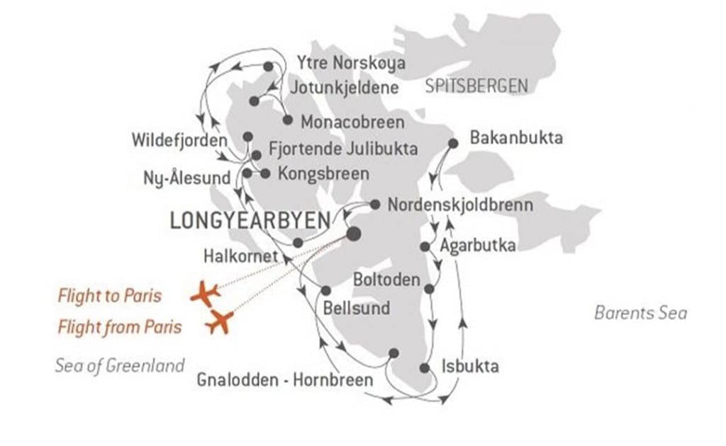 Ponant's Discovery of the king of the Arctic voyage on Le Boreal.