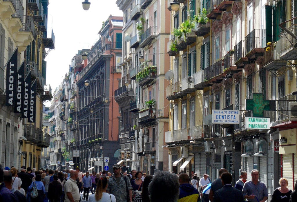 Silver Spirit guests can explore the bustling streets of Naples.