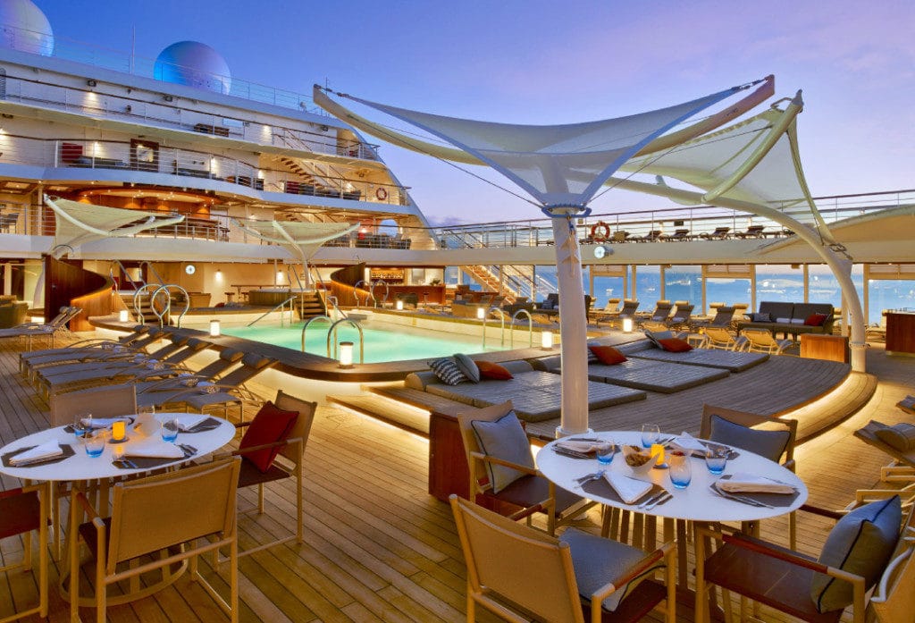 The relaxed atmosphere of the Patio grill.
