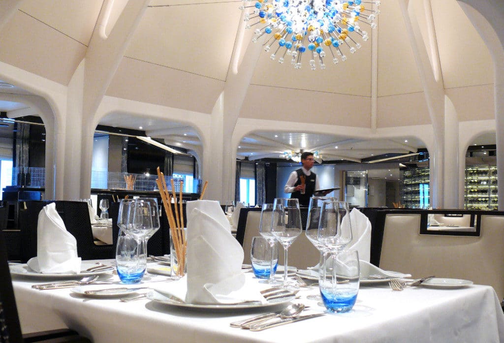 The main dining room on Seabourn Encore is called The Restaurant.