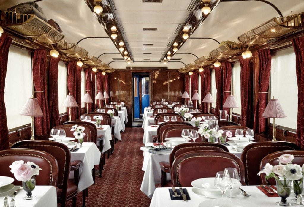 The Orient Express restaurant.
