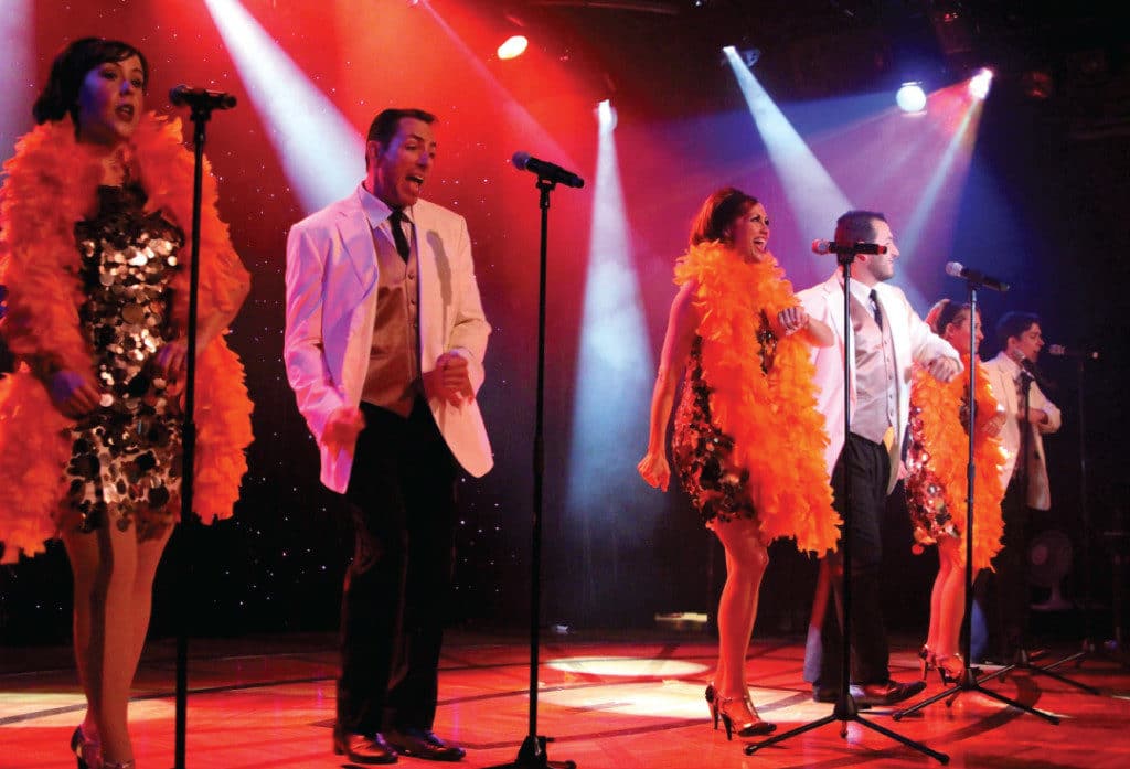 There are full-scale production shows on Silver Whisper.