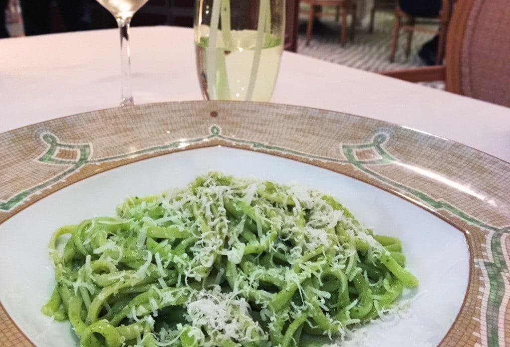 Le Trenette al Pesto in La Terrazza.