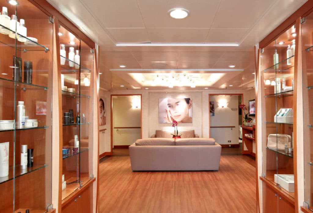 The Zagara spa on board Silver Whisper.