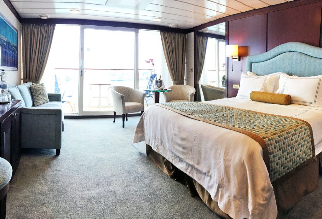 The Nautica Penthouse Suite is bright and spacious.