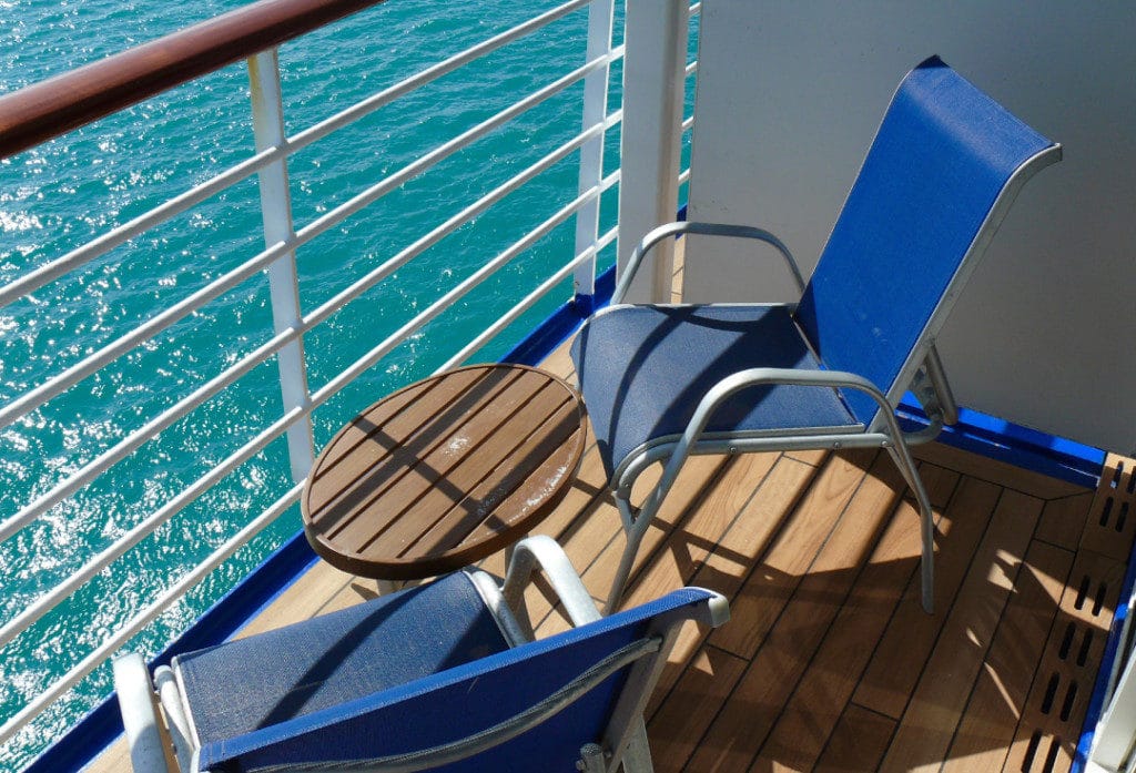 Nautica's beautiful teak verandas are a delight.