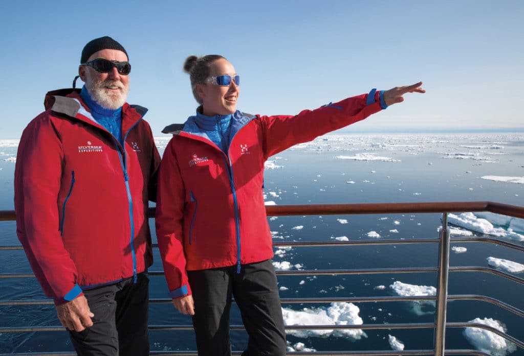 Silversea Expedition guests are treated to thrilling polar sights.