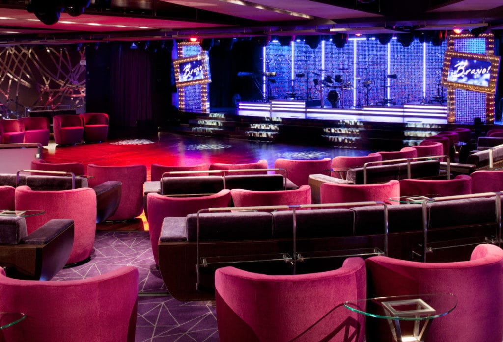 The Grand Salon features thrilling stage shows.