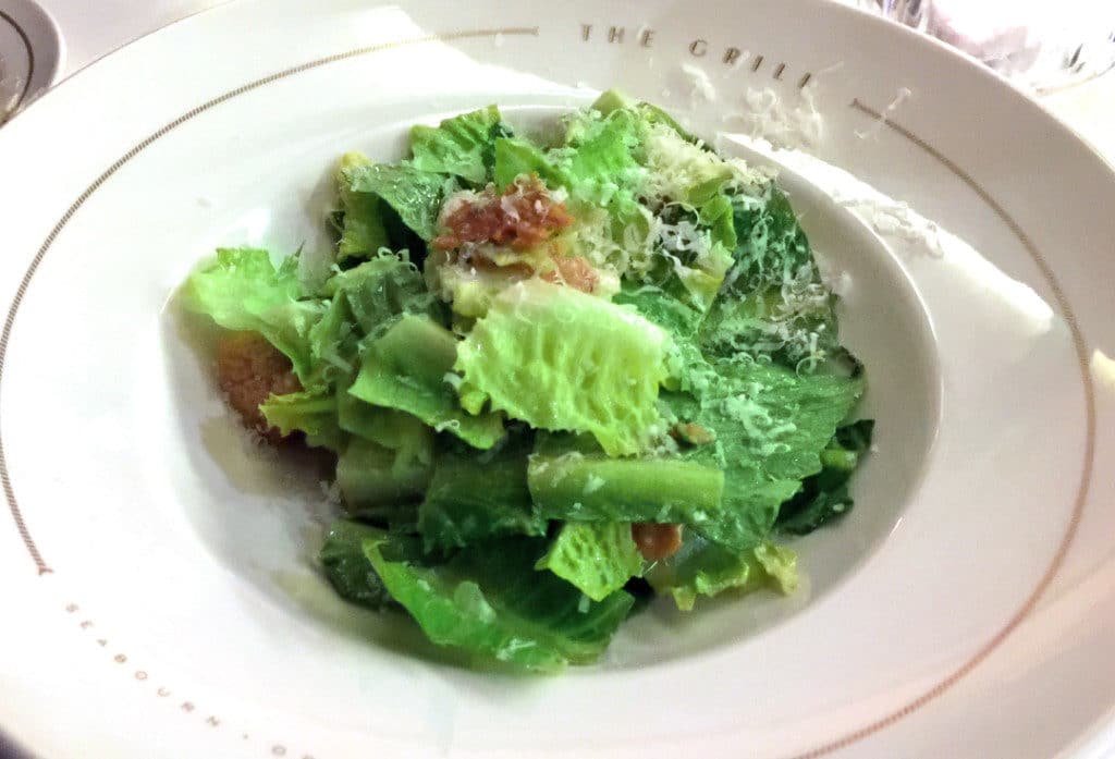 The Grill's famous Caesar Salad, prepared table-side.