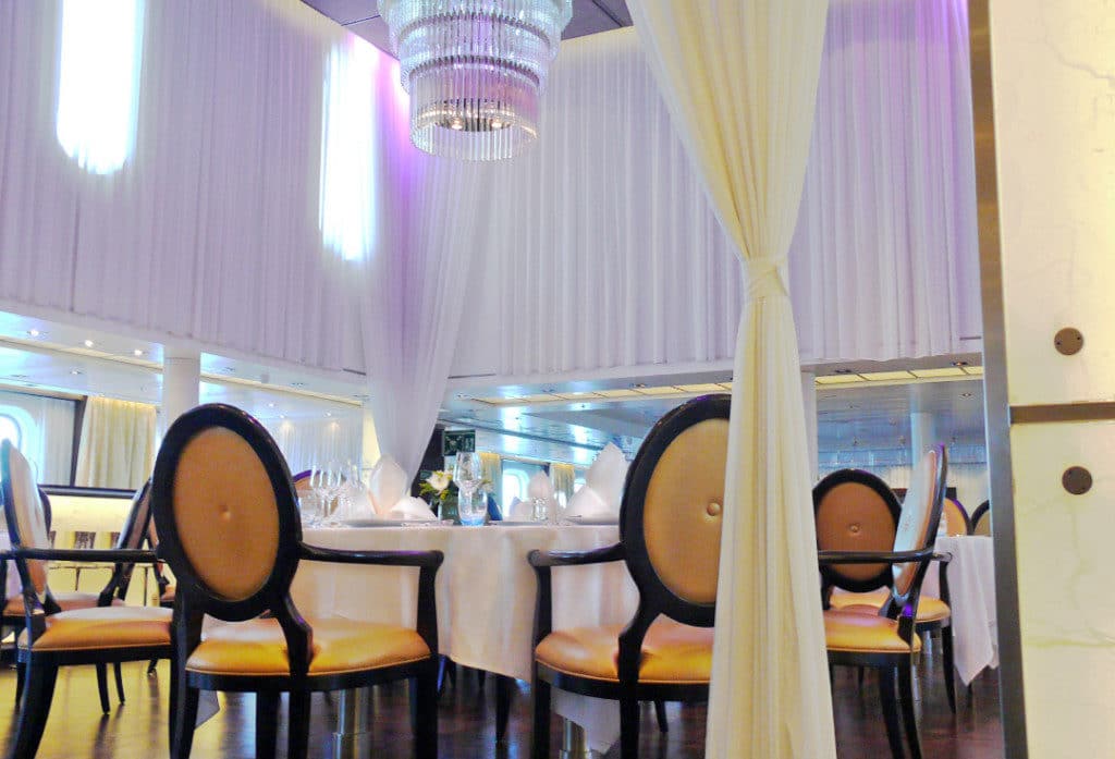 The Restaurant on Seabourn Odyssey.