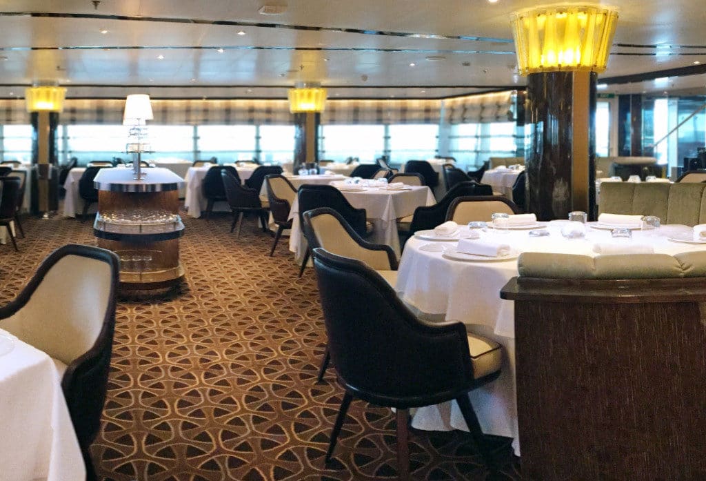 The Grill by Thomas Keller on Seabourn Encore and Seabourn Ovation.