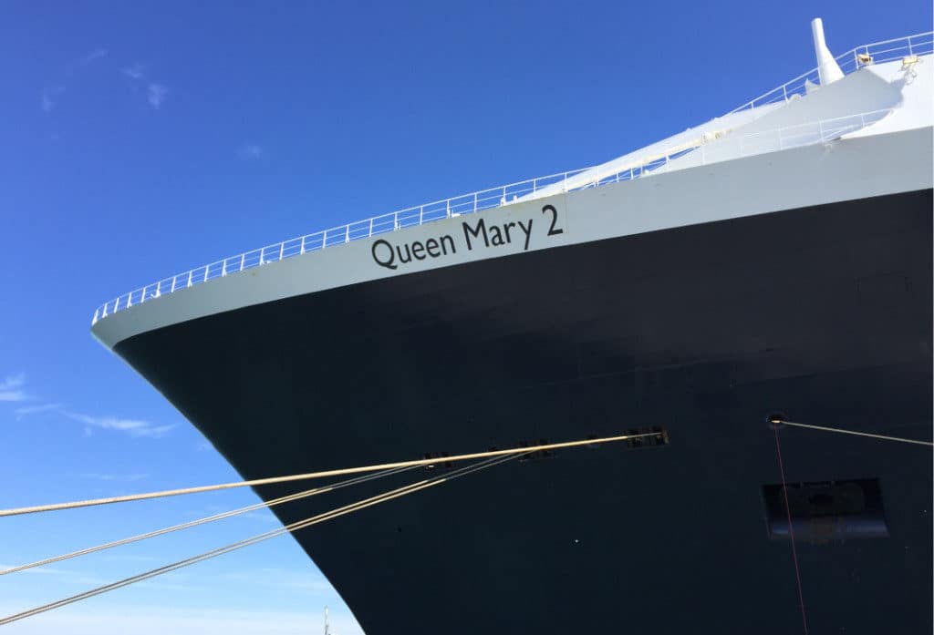 Queen Mary 2 is the biggest luxury ocean liner.