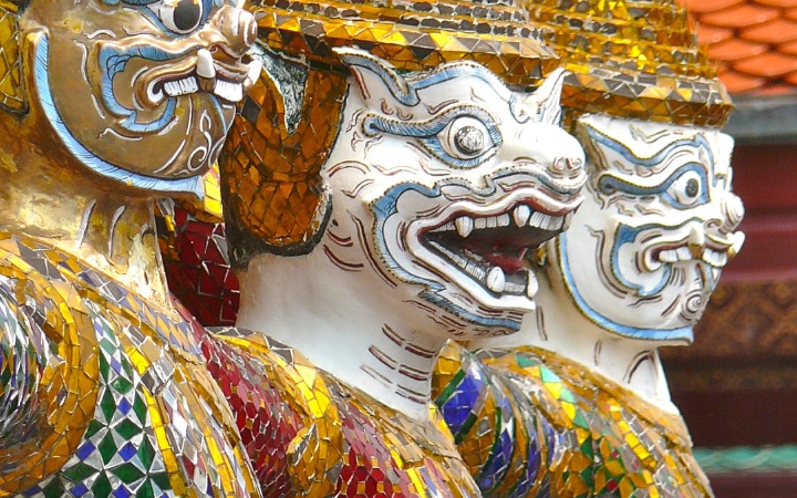 The Royal Palace in Bangkok, Thailand.