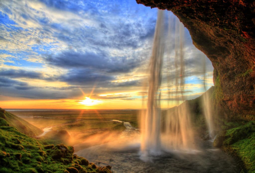 See spectacular waterfalls in Iceland, part of the Signature Land Programme Collection.