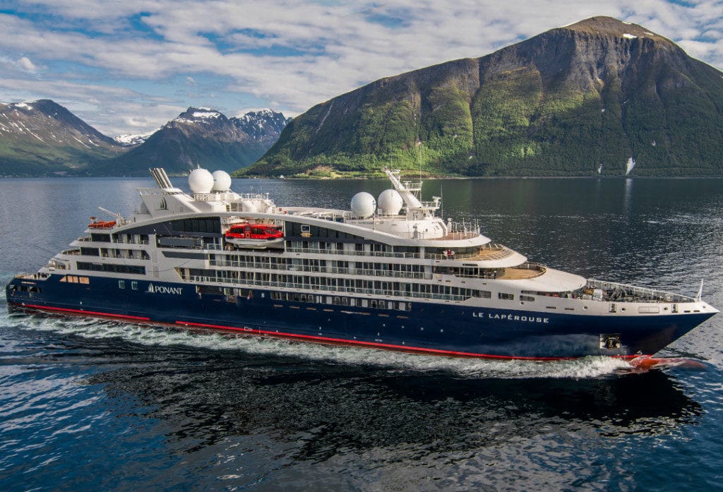 Le Lapérouse has sleek lines and state-of-the-art technology.