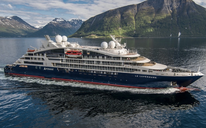 New Le Lapérouse enters the luxury Ponant fleet.