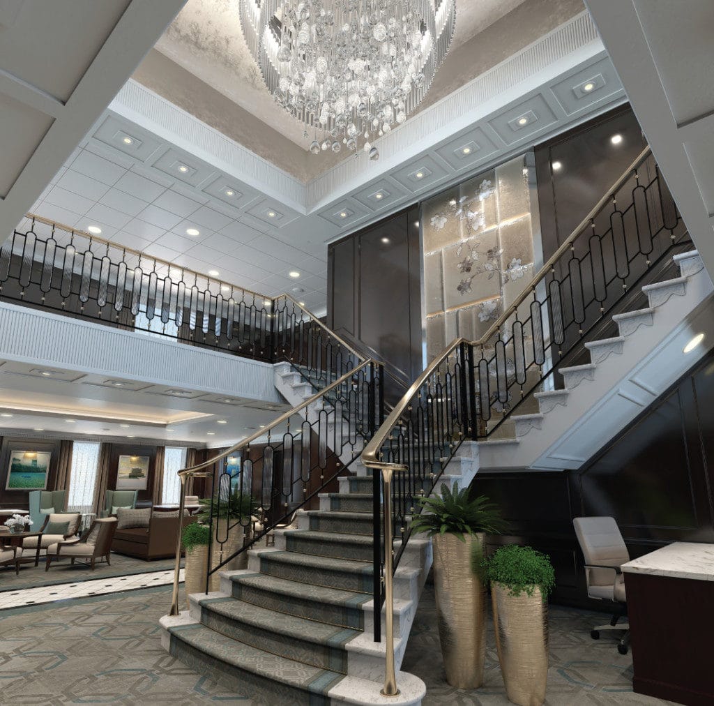 The Grand Staircase will come in for special attention.