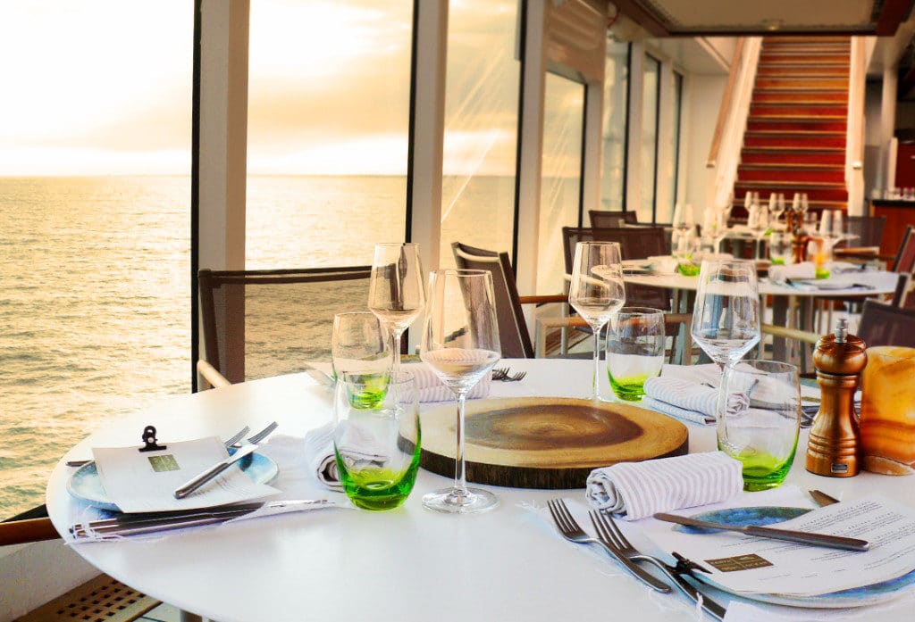 Earth & Ocean is the newest Seabourn Ovation restaurant.