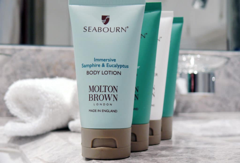 Molton Brown bath products made exclusively for Seabourn.