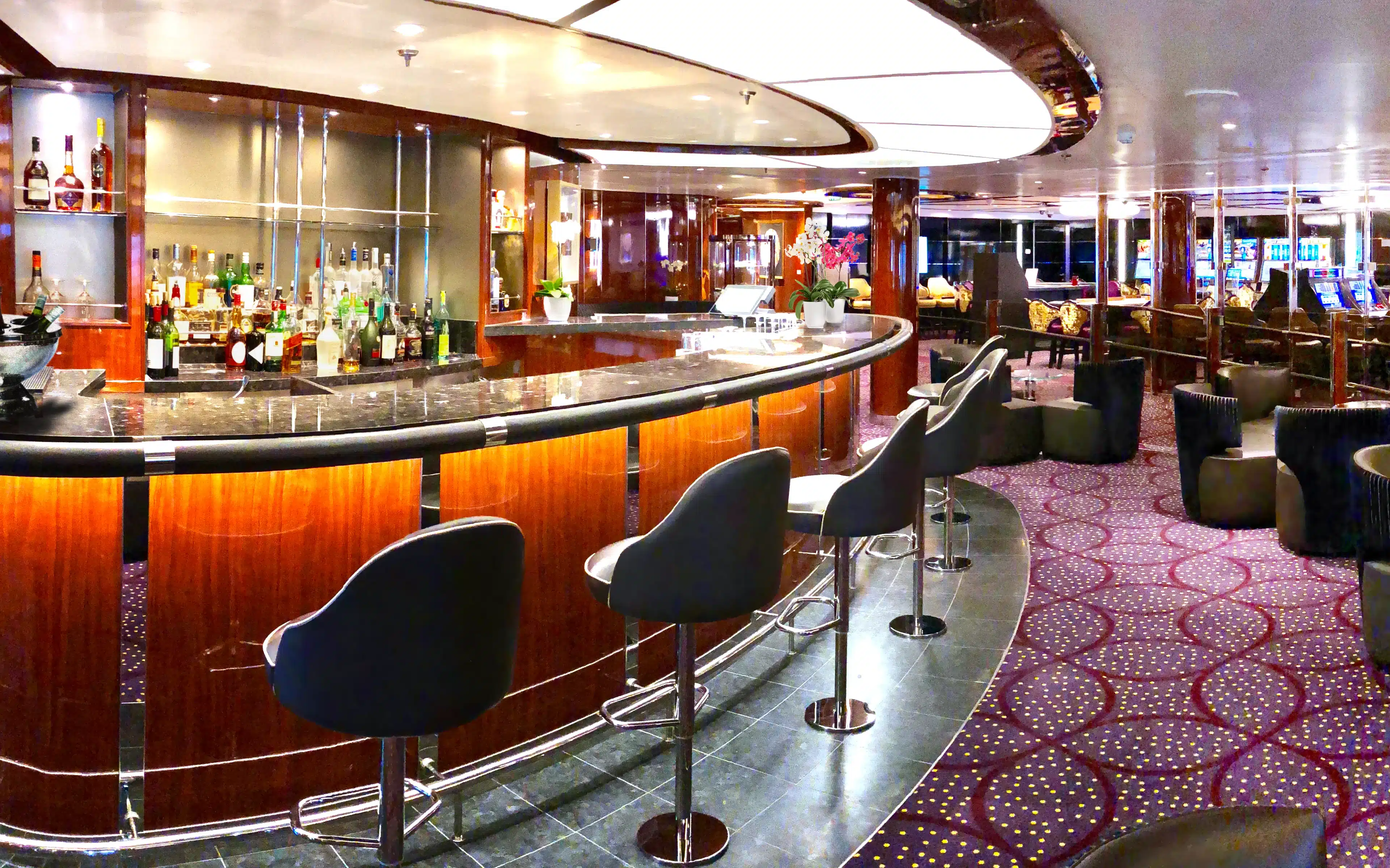 Seabourn Ovation bars include The Club.
