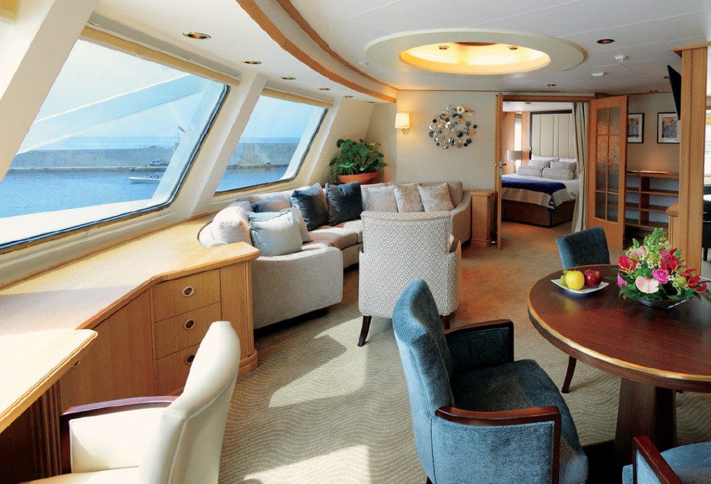Existing Owner's Suites will be replaced with new ones during the lengthening.