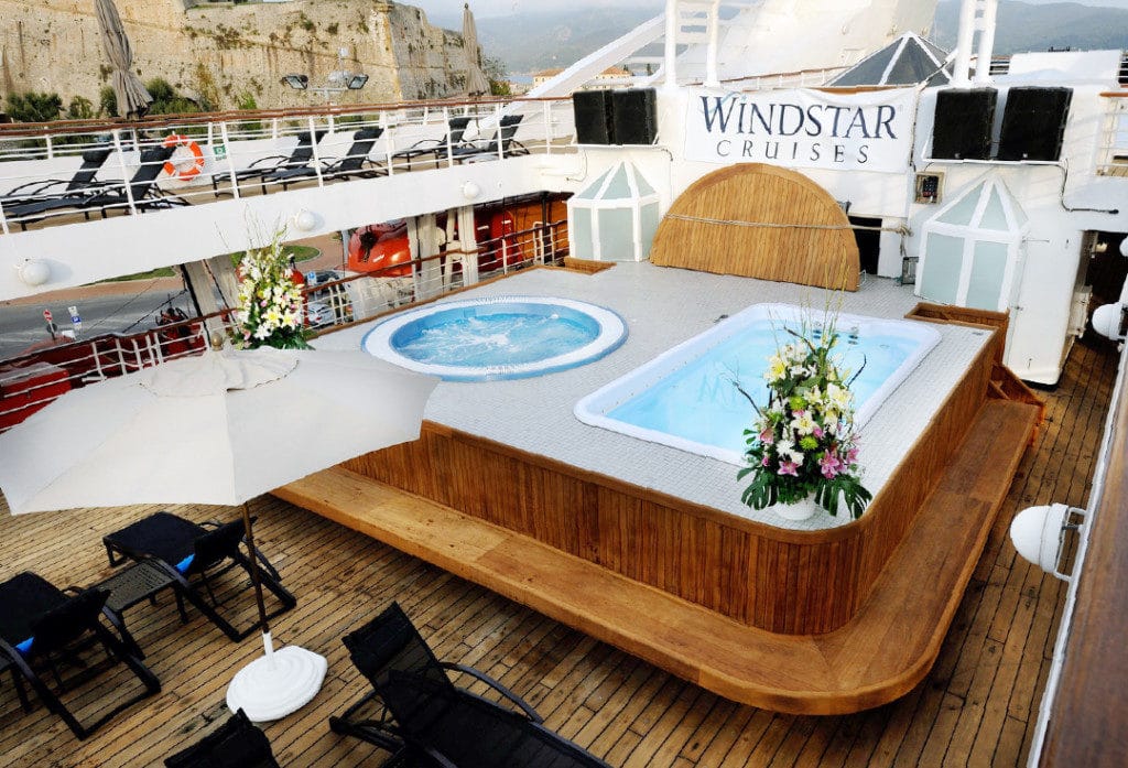 The pool and whirlpool will be enlarged, a welcome improvement.