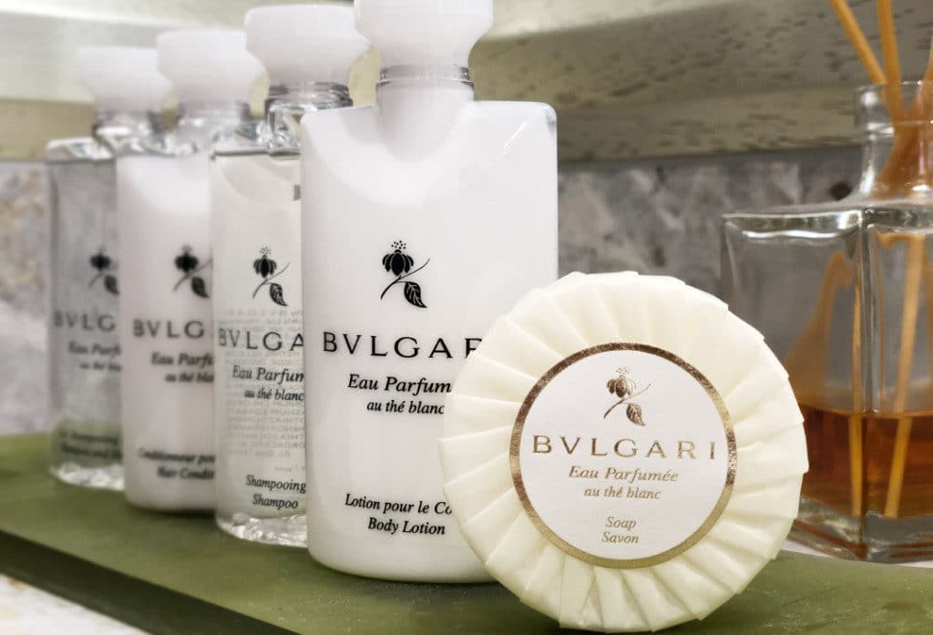 bvlgari bathroom amenities