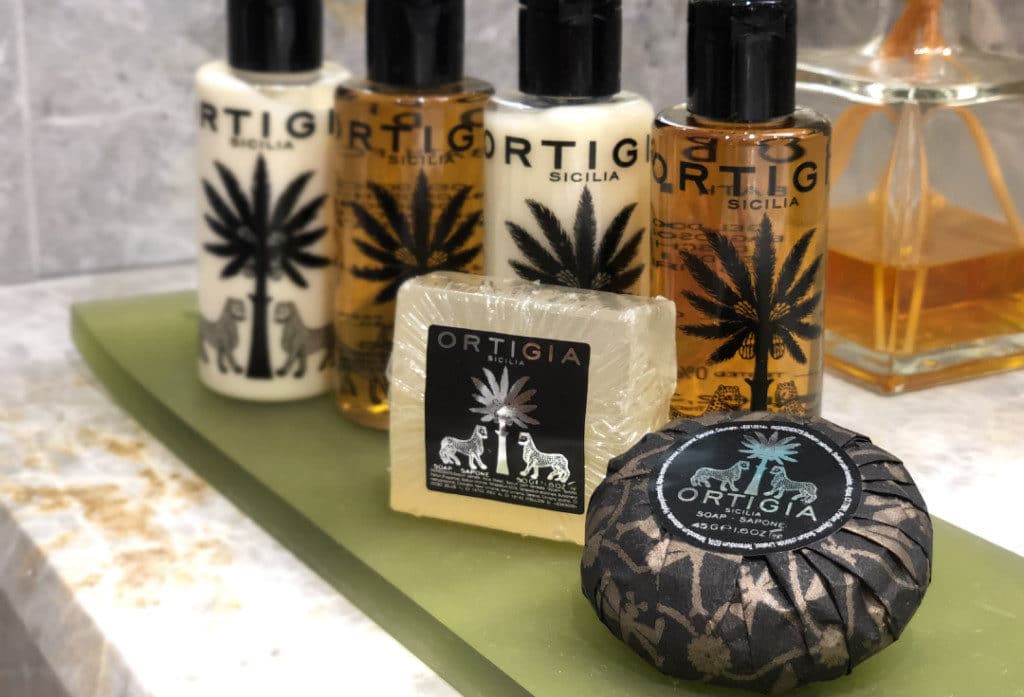 Ortigia bath products from Sicily.