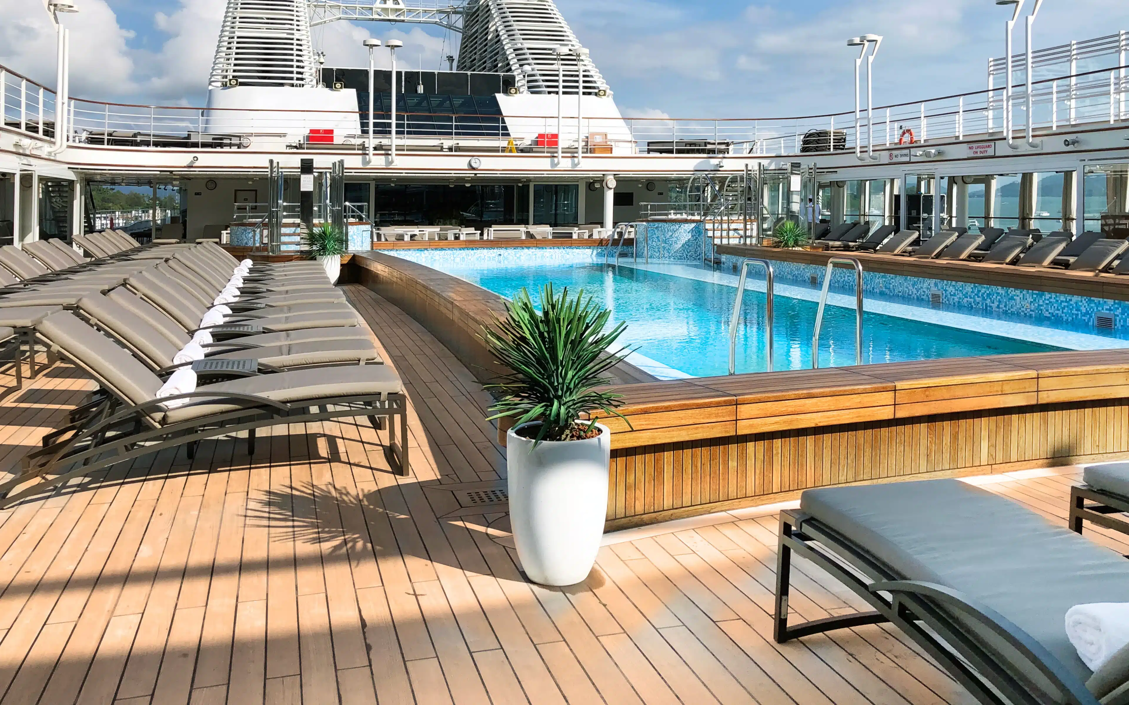 The Silver Muse pool and spa facilities are world-class.