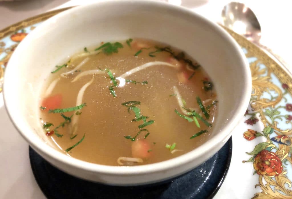 Asian delights are on the menu, like Tom Yum Talay Soup.