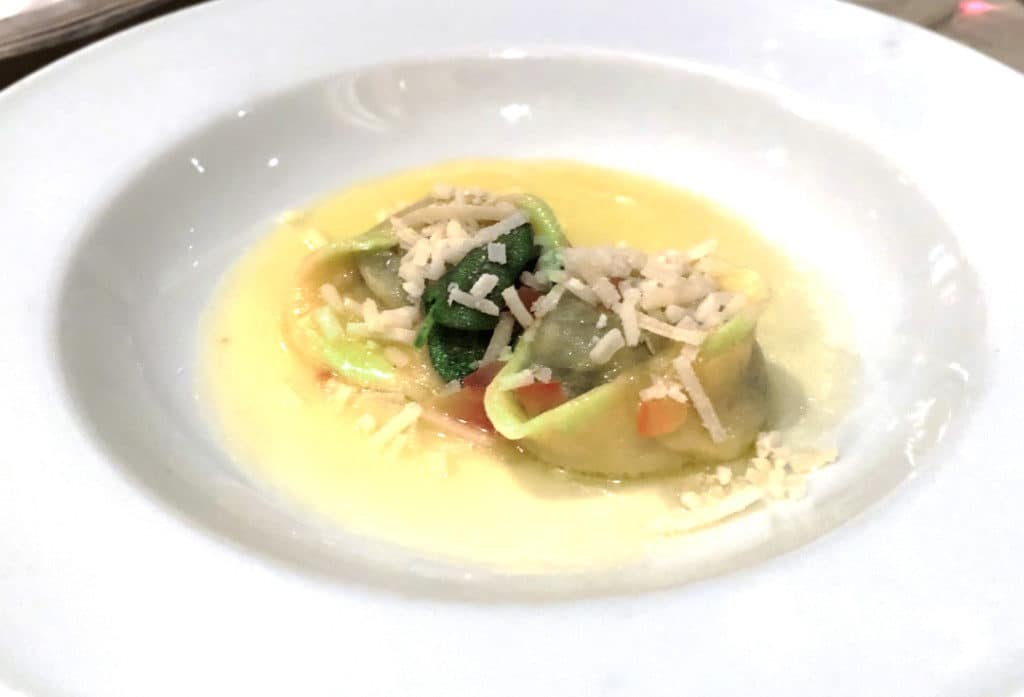 The Tortelloni with Ricotta & Spinach was excellent.