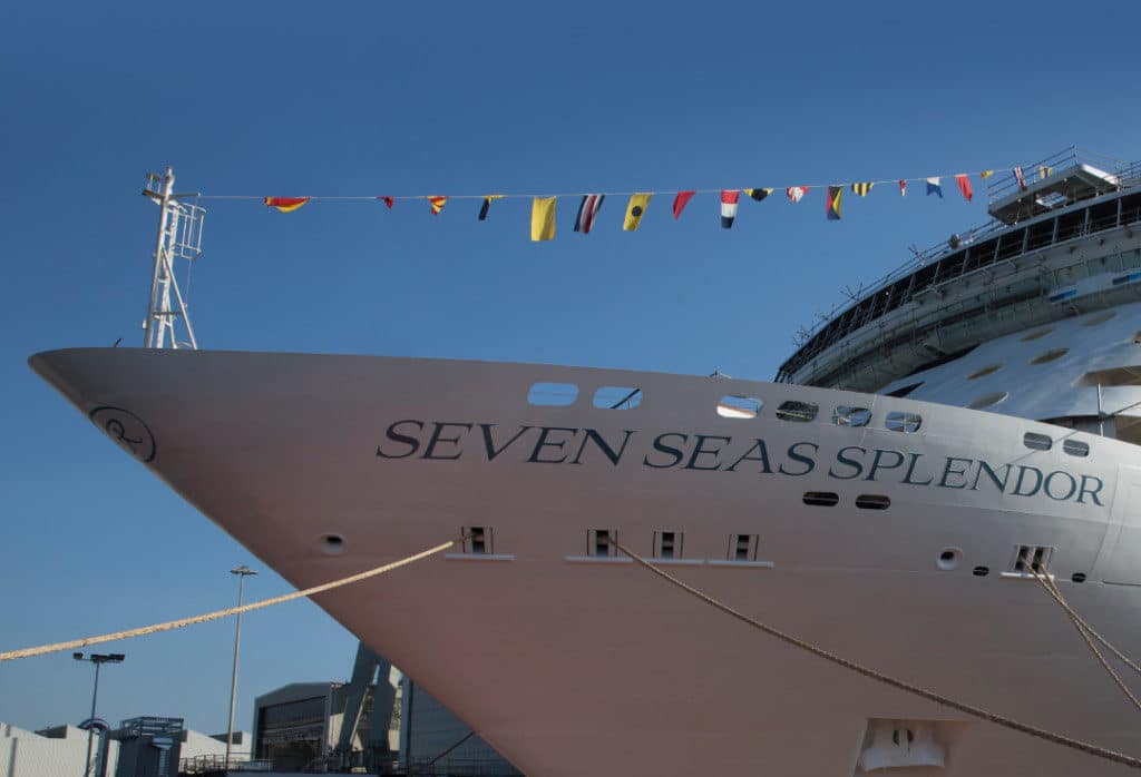 With external construction mostly finished, the Seven Seas Splendor suites are now being built.