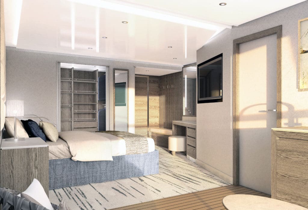 The Silver Origin Veranda Suites will be a model of understated Italian elegance.