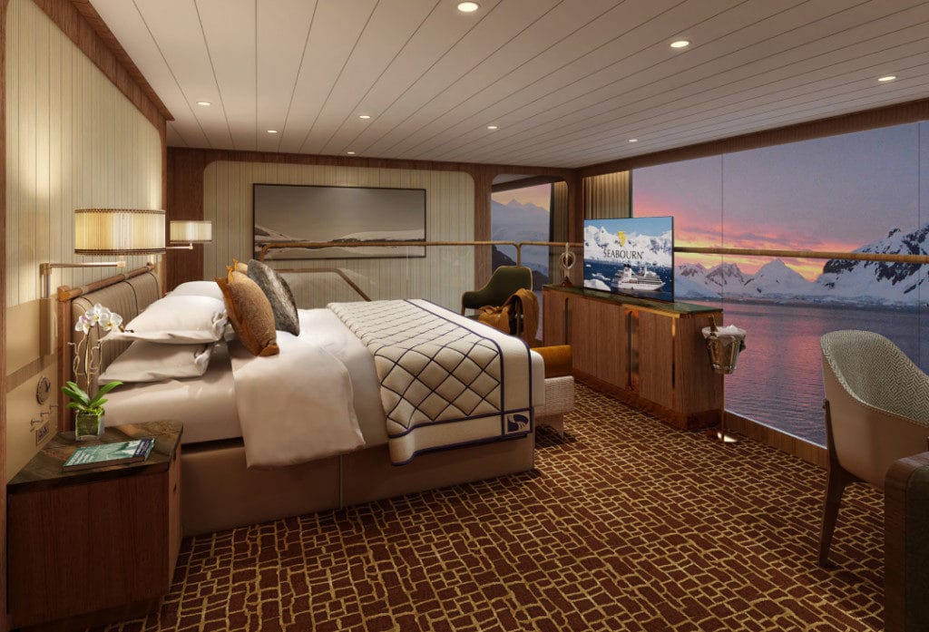 The master bedroom will have a fold-away TV screen.