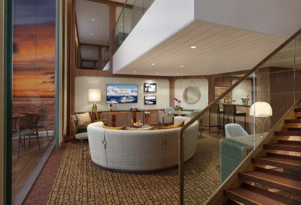 Seabourn Venture will have a stunning new Grand Wintergarden Suite.