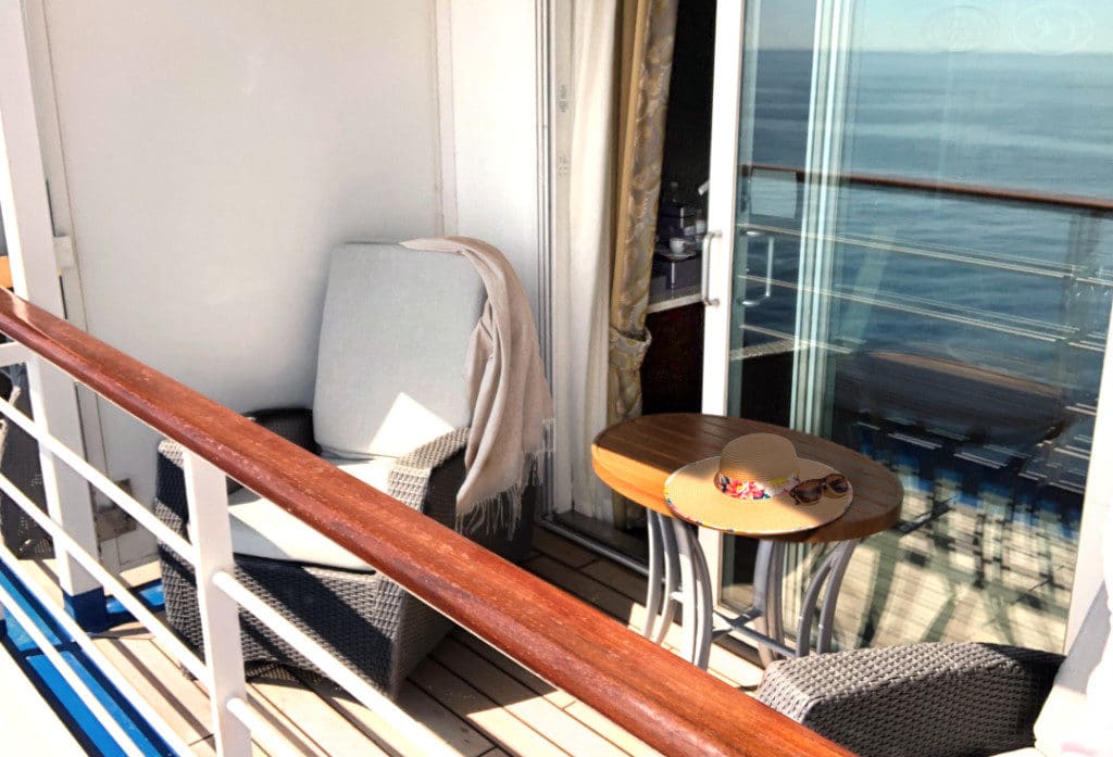 The teak veranda is a real luxury.