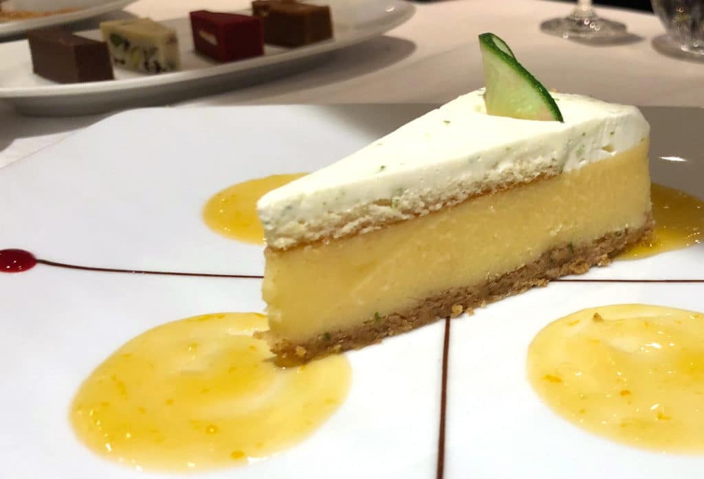 The Key Lime Pie is the perfect finale to a meal in Prime 7.