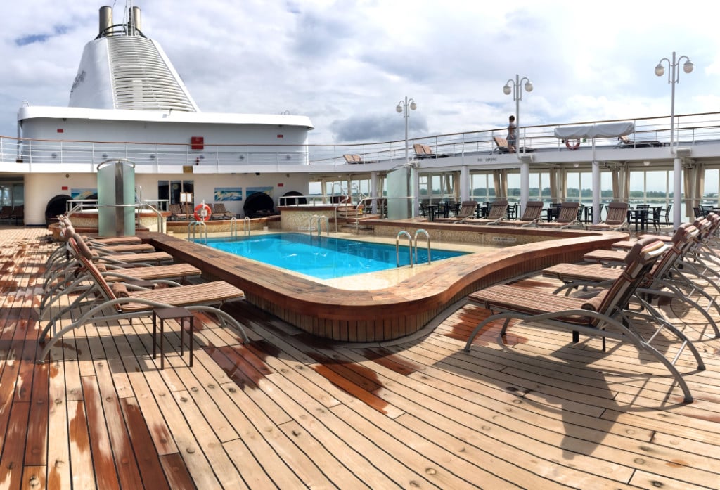 The Silver Shadow pool deck will be refurbished and receive new outdoor furniture.