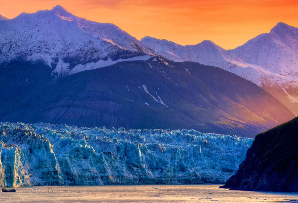 Oceania Cruises can take you to the Hubbord glacier in Alaska.