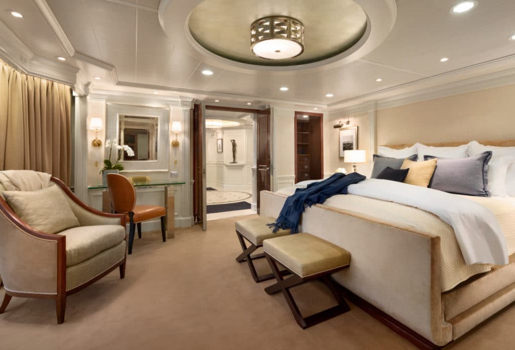 The Owner's Suite bedroom is a relaxing haven.
